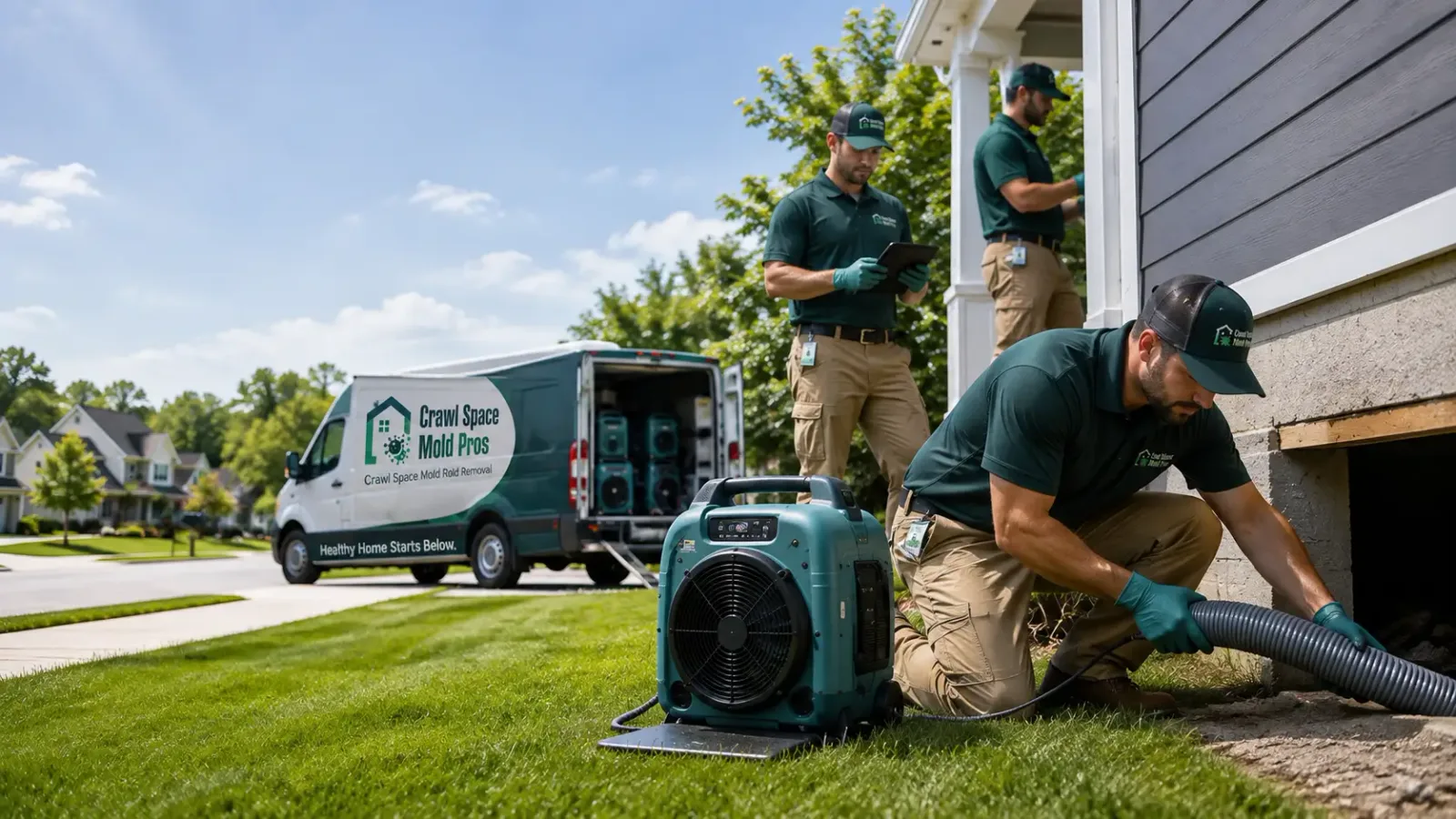 Crawl Space Mold Removal in Troy, MI